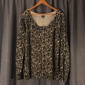 NWOT TORRID SIZE 3 (18/20) CHEETAH PRINT SWEATER